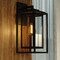 Vaxcel Filmore 1 Light Textured Black Transitional Outdoor Wall Lantern Clear Glass T0773 - alternate 5
